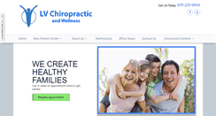 Desktop Screenshot of lvchiropractic.net